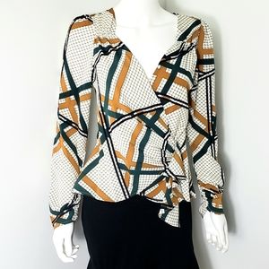 NEW Multi-colored Faux Wrap